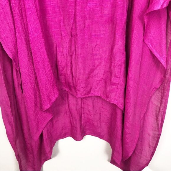 UMGEE | Magenta Oversized Tunic Poncho Swim Coverup Women’s Size M/L - Picture 6 of 8